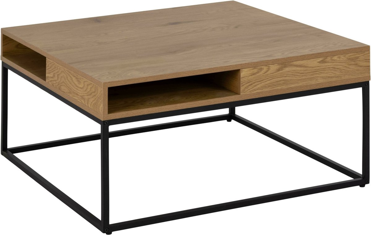Bendt Salontafel 'Nightingale' EIken, 80 x 80cm, kleur Naturel bruin