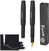 Kaweco - Vulpen - CLASSIC SPORT ZWART Fountain Pen - Medium - Doosje Vullingen