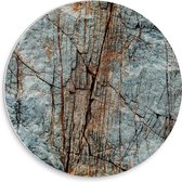 WallClassics - PVC Schuimplaat Muurcirkel - Roest in de Rots - 30x30 cm Foto op Muurcirkel (met ophangsysteem)