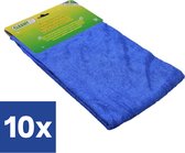 Cleany - Vadrouille en microfibre - chiffon propre - microfibre - 10 pièces - 50 x 60 cm - Paquet Advantage