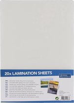 20x lamineer folie 100 micron A4 (216x303mm)