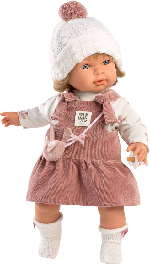 Poupée Llorens 42 cm - Newborn Mimi Smiles avec sac de poussette
