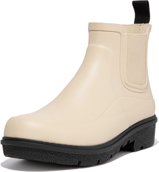 FitFlop Wonderwelly Contrast-Sole Chelsea Boots CRÈME - Maat 36
