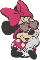 Disney - Lunettes de soleil coeur Minnie Mouse - Écusson