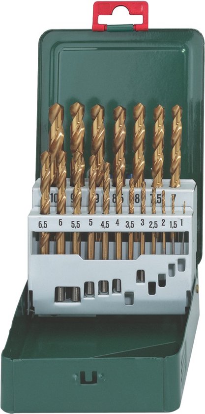 Metabo 627173000 19-Delige Spiraalboren Borencassette HSS - TIN