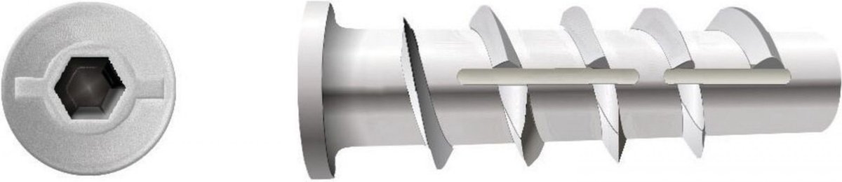 Gasbeton anker M10-14mm (40 stuks) - DFM3450300