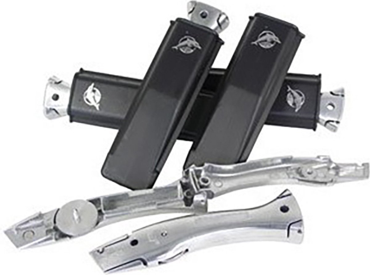Delphin Stanleymes 5 Stuks Incl. Meshouder Tapijt Mes Vinyl Mes PVC Mes