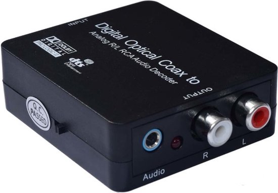 WESTN Décodeur De Convertisseur Audio 5.1, Prise en Charge 2.0CH 5.1CH