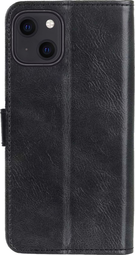 Coque pour iPhone 14 Case Book Case Cover Wallet Cover Walletcase - Coque pour iPhone 14 Case Bookcase Case - Zwart