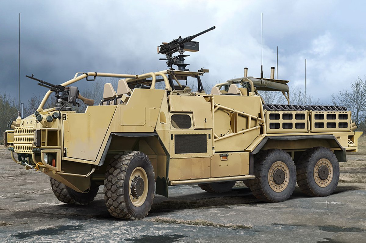 HobbyBoss Modelbouwpakket Militaire voertuigen - 84522 Coyote TSV - Tactical Support Vehicle Plastic - 1:35 - Modelbouw