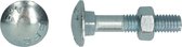 PGB-FASTENERS | Houtbout 4.8 DIN 603/555 M 8x70 Zn | 100 st