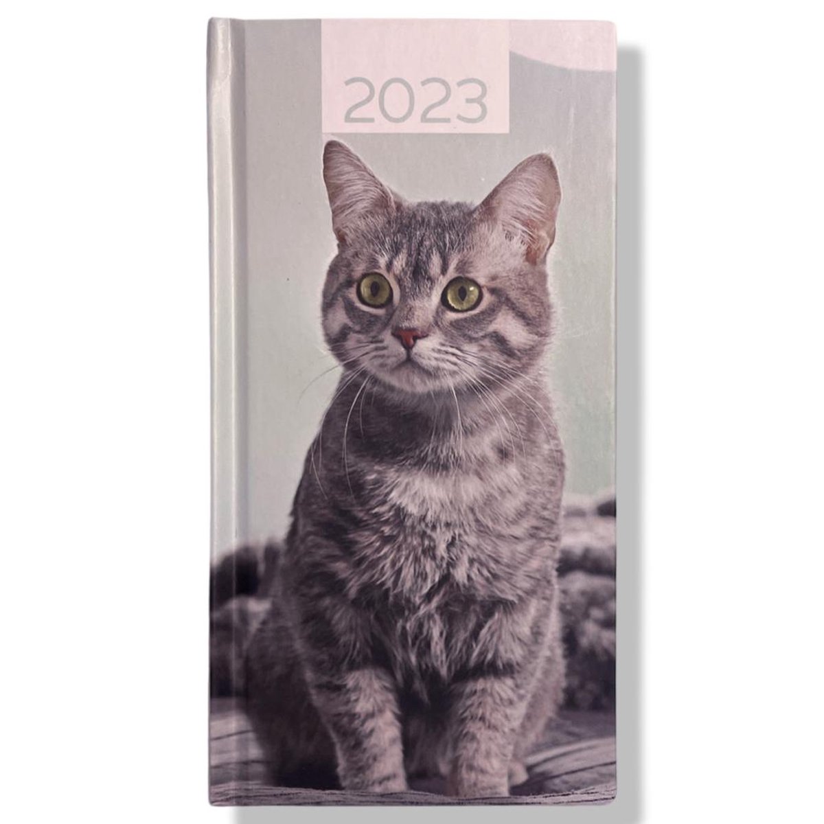 Hardcover Pocket Agenda 2023 - Kat / Poes - Slim - 8x16cm - 1w/2p