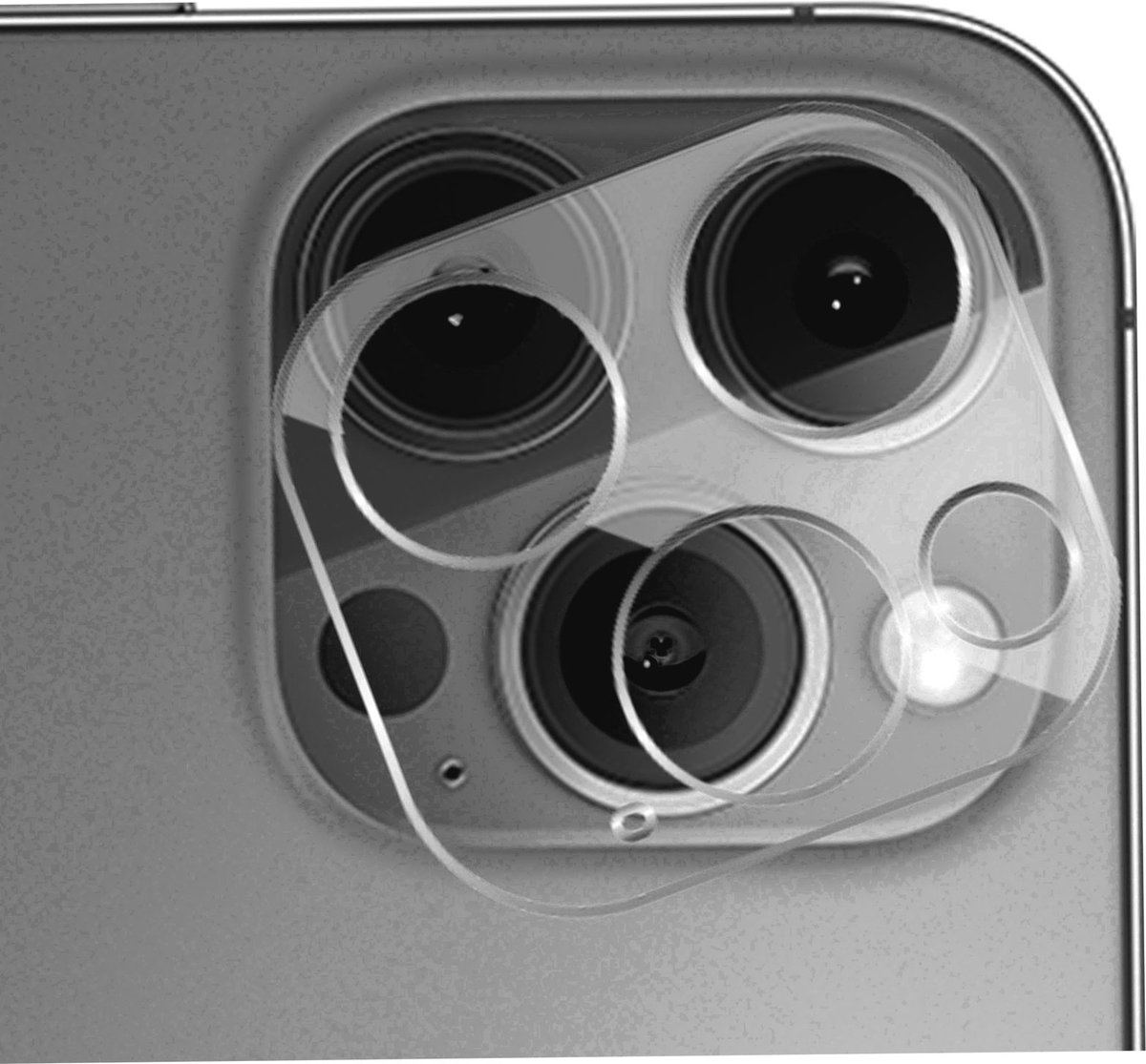 Screenprotector geschikt voor iPhone 14 Pro / 14 Pro Max Camera - Beschermglas Camera - Screen Cover Glas