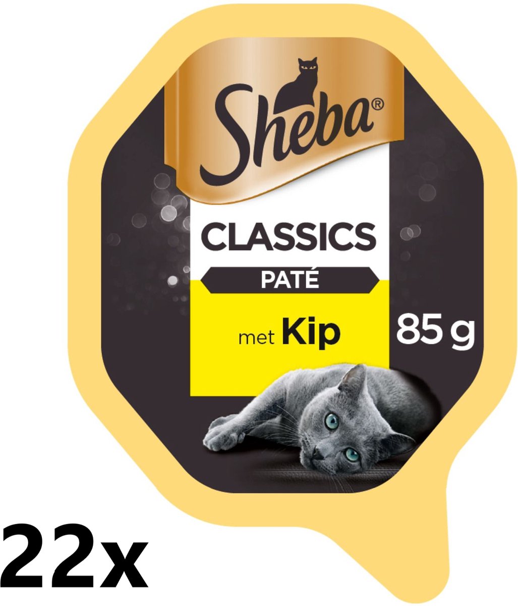 Sheba Sheba Alu - Classics in Pate - Kip - 22x85g - Kattenvoer Kuipje