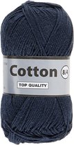 Lammy Yarns Cotton eight 8/4 - donker blauw (892) - 1 bol van 50 gram - dun katoen garen