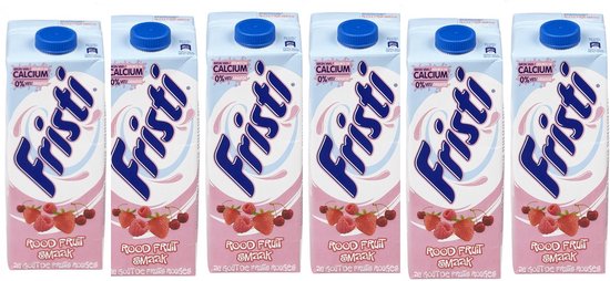 Fristi - Rood Fruit - Brik - 6x1L