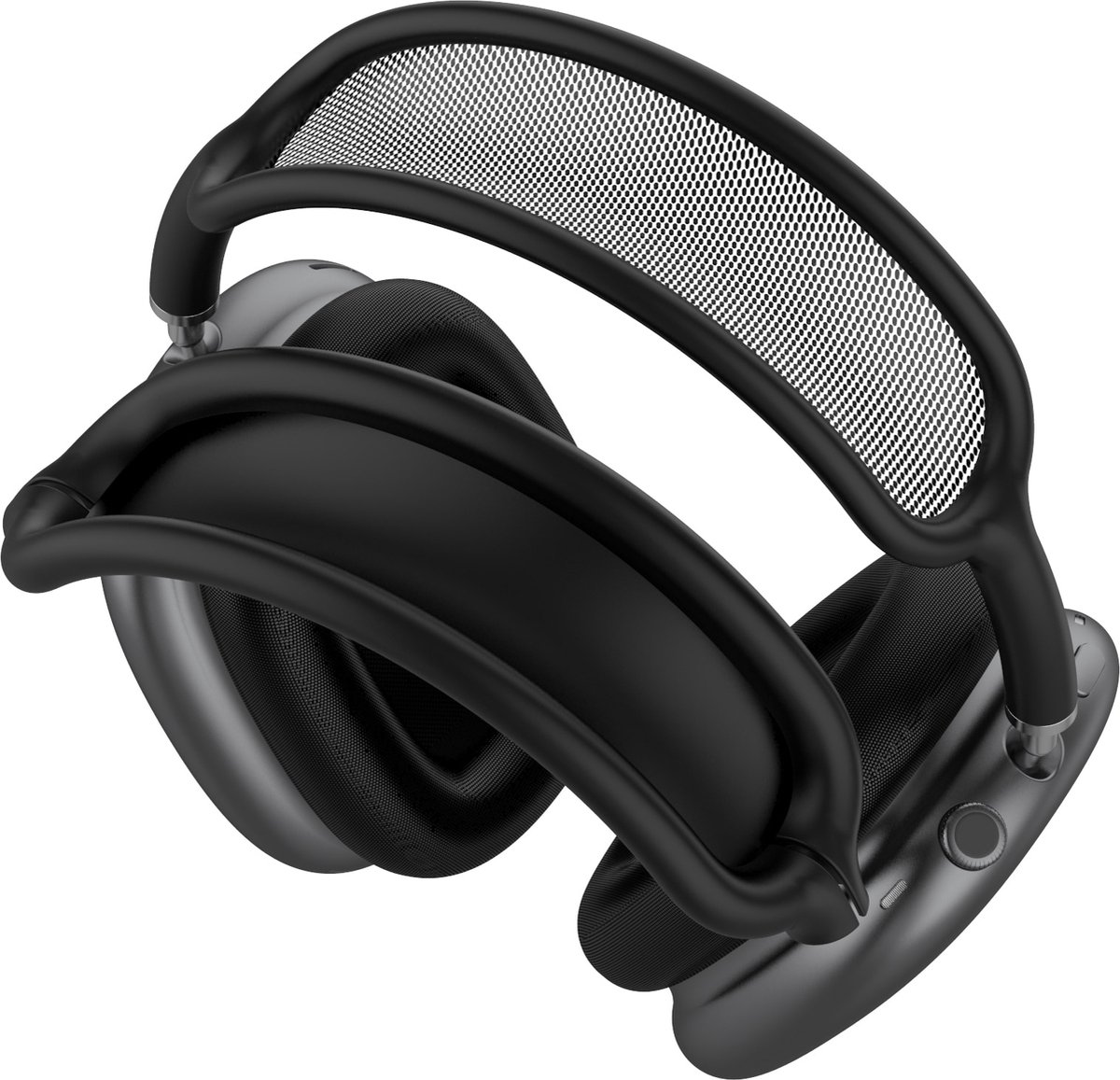 Luxe Vervang Hoofdband Kussen Geschikt Voor Apple Airpods Max Draadloze Bluetooth Koptelefoon - Headband Cushion - Zwart