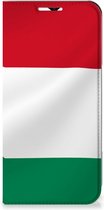 Bookcase Geschikt voor Samsung Galaxy A23 Telefoonhoesje met Pasjeshouder Hongaarse Vlag