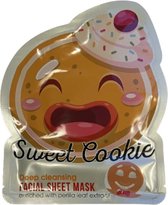 Gezichtsmasker 'Sweet Cookie'- Diepreinigende formule verrijkt met perillablad extract - 1 stuk