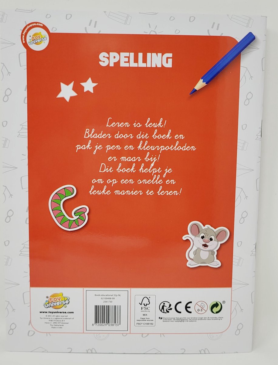 KUIDAMOS Elektronisch Geluidsboek Voor Kinderen, Spaans Leergeluidsboek Verbeter De Creativiteitskleur Voor 3 Jaar Oude Kinderen Voor Thuisspelgroente
