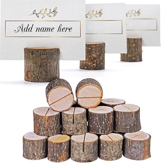 The Twiddlers Porte-Cartes 3,7 X 3,1 Cm Bois Marron 50 Pièces