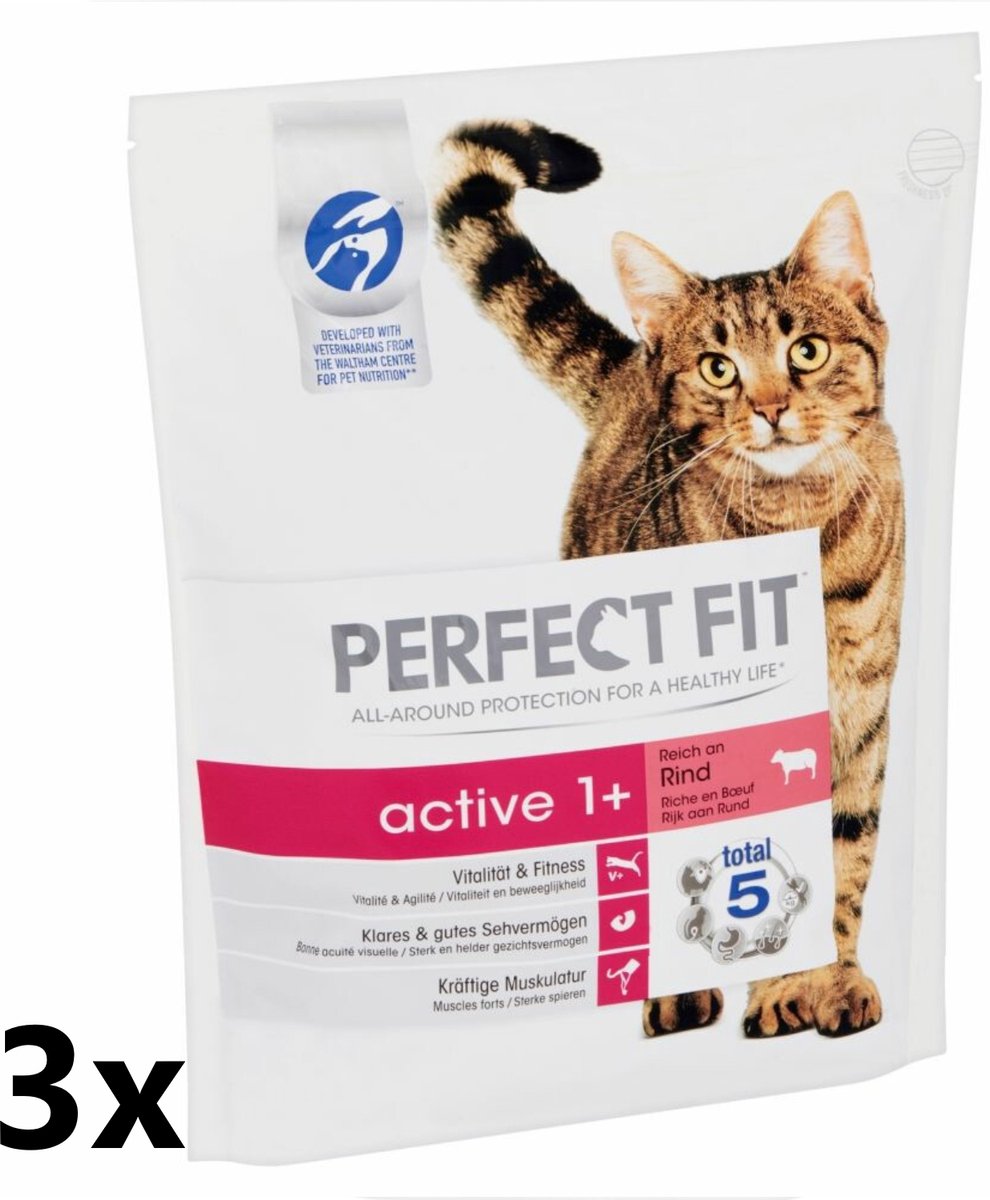Perfect Perfect Fit -Droogvoer - Active Rund - 3x1,4kg