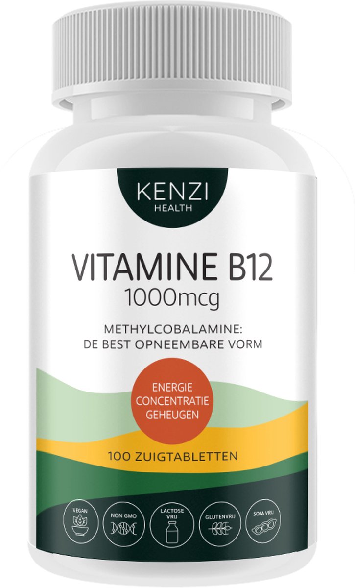Kenzi Vitamine B12 100 zuigtabletten