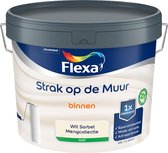 Flexa Strak op de Muur Muurverf - Mat - Mengkleur - Wit Sorbet - 10 liter