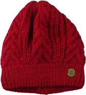 Bonnet d'hiver partiellement tricoté en double - 50% laine