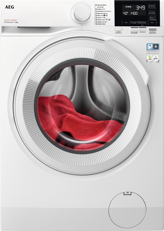 AEG LR7384BB2 - 7000 serie ProSteam® - Wasmachine - Wasmachines - 10% zuiniger dan energielabel A