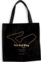 MuchoWow® Schoudertas - Strandtas - Big Shopper - Boodschappentas - Formule 1 - Circuit - Red Bull Ring - 45x45 cm - Katoenen tas - Cadeau voor man