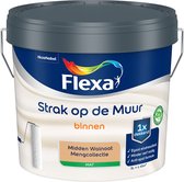 Flexa - Strak op de muur - Muurverf - Mengcollectie - Midden Walnoot - 5 Liter