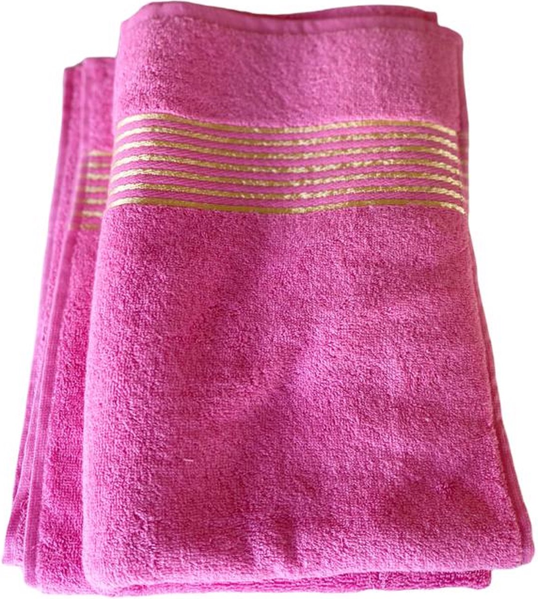 Roze badhanddoek XL
