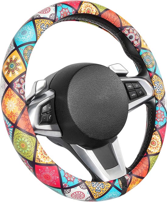 Couvre Volant - Universel - Couvre Volant - Qualité Premium - Accessoires Auto