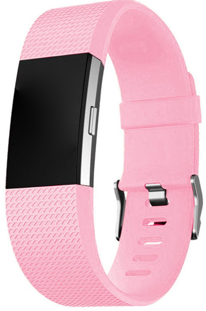 Fitbit Charge 2 sportbandje (Large) - Lichtroze - Fitbit charge bandjes