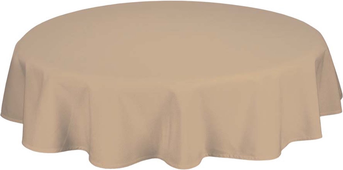 Treb Horecalinnen Tafelkleed Rond Sandelwood 178cm Ø - Treb SP