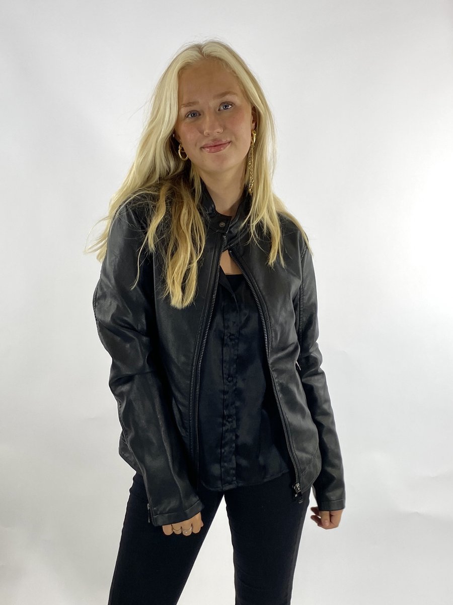 Lente Glitter Glanzende Club Party Pailletten Jas Overjas Vrouwen Stand Kraag Rits Top Jas Herfst Lange Mouw Dames Vest 02 Grijs XL
