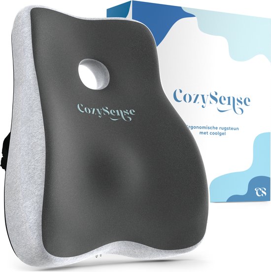 Support dorsal de CozySense® - Coussin dorsal pour le bas du dos -  Ajustable - Coussin... | bol.com