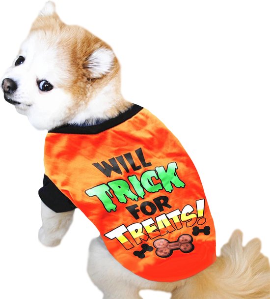 Foto: Trick or treat halloween trui voor jouw diva hondje xs