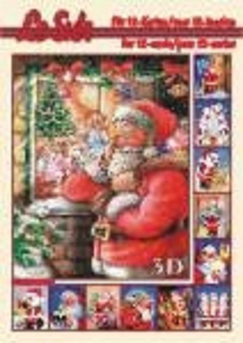 3D Boekje Kerstman