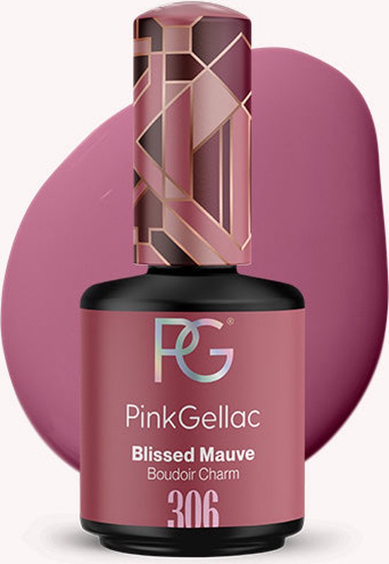Pink Gellac Blissed Mauve Gellak Paars 15 ml