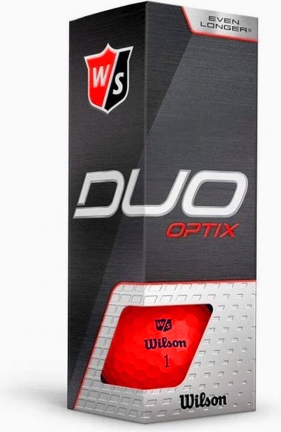 Wilson Staff DUO Soft+ Optix Golfballen - Mat Rood - 12 Stuks van Wilson Staff — afbeelding 4