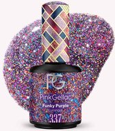 Pink Gellac | Funky Purple - Gellak - Glitter - 15 ml