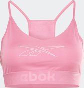 Reebok Sport BH Big Logo Femmes - Rose - Taille M