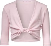 Gilet de danse Papillon | Rose | Cache coeur pour ballet | Filles | Gilet de ballet croisé | Taille 152/164 | 12-14 ans