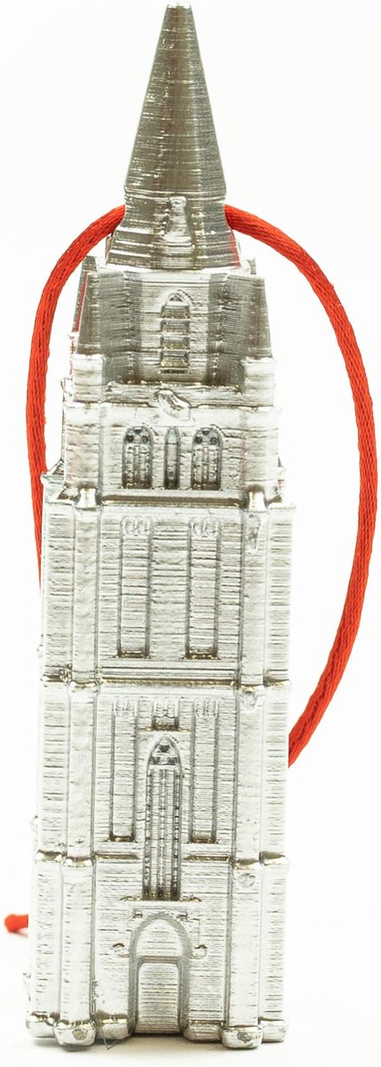 Kersthanger Sint Petruskerk Sittard 3D geprint - Zilver