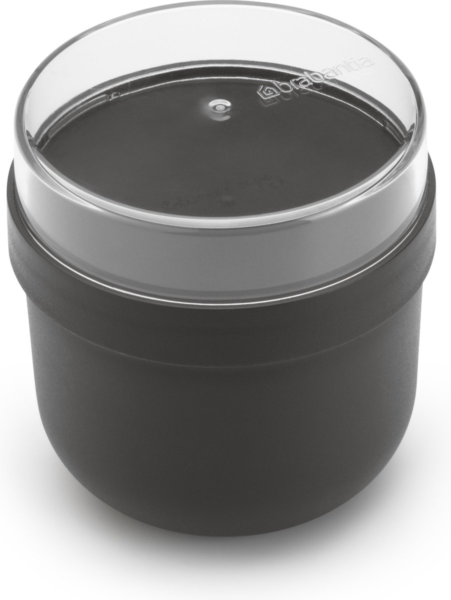 Brabantia Make & Take Yoghurt Beker To Go - 500 ml - Kunststof - Dark Grey