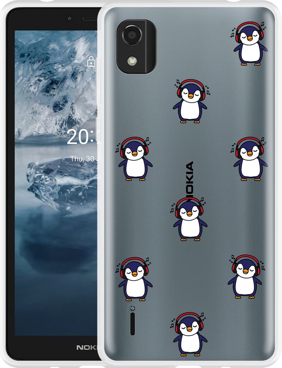Nokia C2 2nd Edition Hoesje Chillin like a penguin - Designed by Cazy