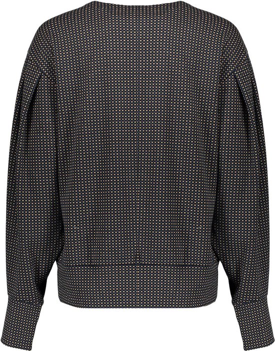 Geisha Trui Jacquard Gebreide Top Ballonmouwen 22621 21 000720 Dames geisha-trui-jacquard-gebreide-top-ballonmouwen-22621-21-000720-dames