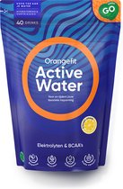 Orangefit Active Water - 300gr (40 porties) - Sportwater Met Citroensmaak - BCAA & Elektrolytes - Sportdrank Poeder